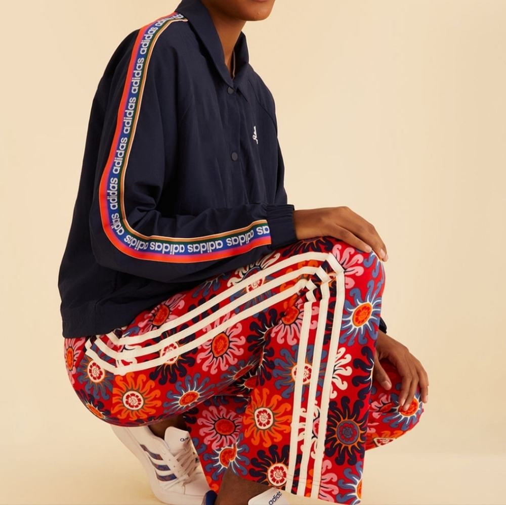 New FARM RIO Adidas Coach Jacket Size L - Picture 3 of 14